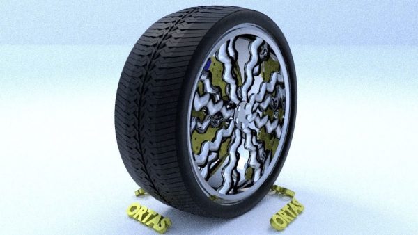 ORTAS CAR RIM 11 GAME READY RIM TIRE AND DISC