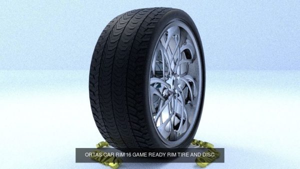 ORTAS CAR RIM 15 AND 16 GAME READY RIM TIRE AND DISC