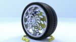 ORTAS CAR RIM 15 AND 16 GAME READY RIM TIRE AND DISC