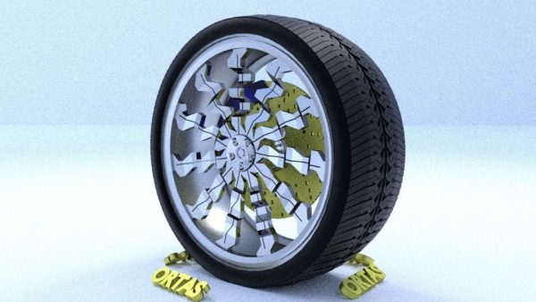 ORTAS CAR RIM 15 AND 16 GAME READY RIM TIRE AND DISC