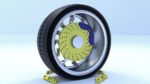 ORTAS CAR RIM 15 AND 16 GAME READY RIM TIRE AND DISC