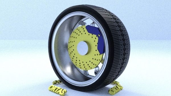 ORTAS CAR RIM 15 AND 16 GAME READY RIM TIRE AND DISC