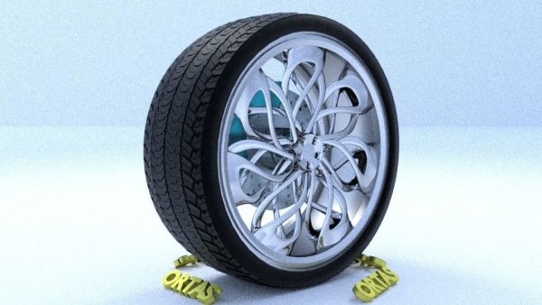 ORTAS CAR RIM 15 AND 16 GAME READY RIM TIRE AND DISC