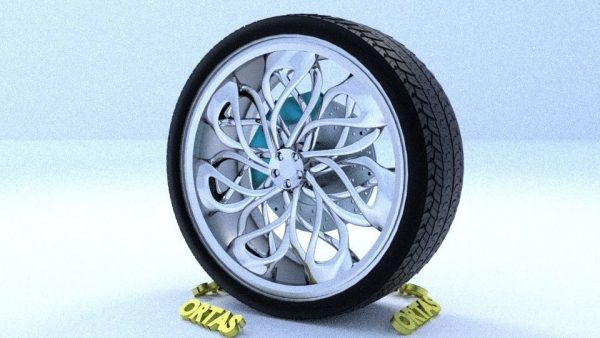 ORTAS CAR RIM 15 AND 16 GAME READY RIM TIRE AND DISC