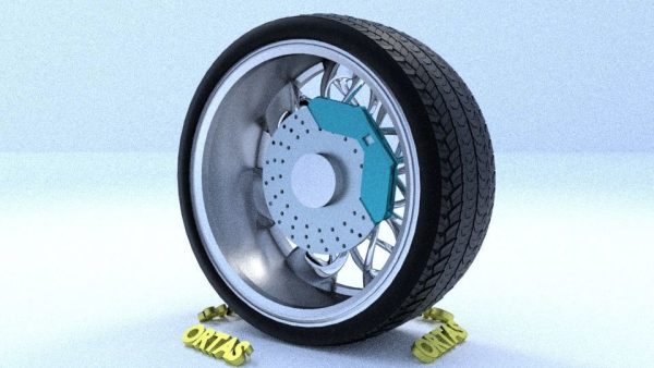 ORTAS CAR RIM 15 AND 16 GAME READY RIM TIRE AND DISC