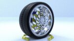 ORTAS CAR RIM 15 AND 16 GAME READY RIM TIRE AND DISC