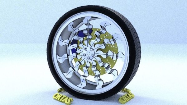 ORTAS CAR RIM 15 AND 16 GAME READY RIM TIRE AND DISC