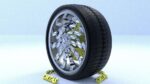 ORTAS CAR RIM 15 AND 16 GAME READY RIM TIRE AND DISC