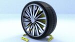 ORTAS CAR RIM 27-28 GAME READY RIM TIRE AND DISC