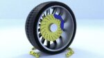 ORTAS CAR RIM 27-28 GAME READY RIM TIRE AND DISC