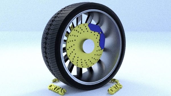 ORTAS CAR RIM 27-28 GAME READY RIM TIRE AND DISC