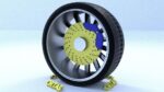 ORTAS CAR RIM 27-28 GAME READY RIM TIRE AND DISC