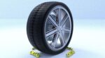 ORTAS CAR RIM 27-28 GAME READY RIM TIRE AND DISC