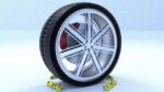 ORTAS CAR RIM 27-28 GAME READY RIM TIRE AND DISC