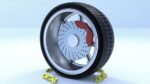 ORTAS CAR RIM 27-28 GAME READY RIM TIRE AND DISC