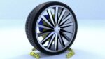 ORTAS CAR RIM 27-28 GAME READY RIM TIRE AND DISC
