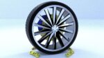 ORTAS CAR RIM 27-28 GAME READY RIM TIRE AND DISC