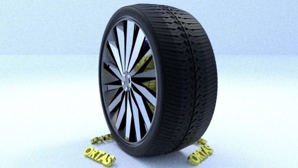 ORTAS CAR RIM 27-28 GAME READY RIM TIRE AND DISC