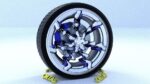 ORTAS CAR RIM 30 GAME READY RIM TIRE AND DISC