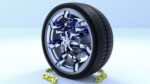 ORTAS CAR RIM 30 GAME READY RIM TIRE AND DISC
