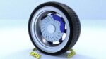 ORTAS CAR RIM 30 GAME READY RIM TIRE AND DISC