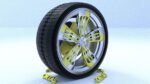 ORTAS CAR RIM 38 GAME READY RIM TIRE AND DISC