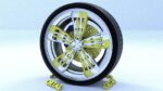 ORTAS CAR RIM 38 GAME READY RIM TIRE AND DISC