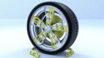 ORTAS CAR RIM 38 GAME READY RIM TIRE AND DISC