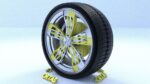 ORTAS CAR RIM 38 GAME READY RIM TIRE AND DISC
