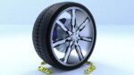 ORTAS CAR RIM 42 GAME READY RIM TIRE AND DISC