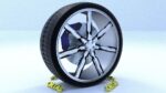 ORTAS CAR RIM 42 GAME READY RIM TIRE AND DISC