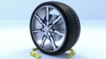ORTAS CAR RIM 42 GAME READY RIM TIRE AND DISC