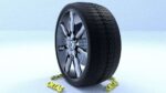 ORTAS CAR RIM 42 GAME READY RIM TIRE AND DISC