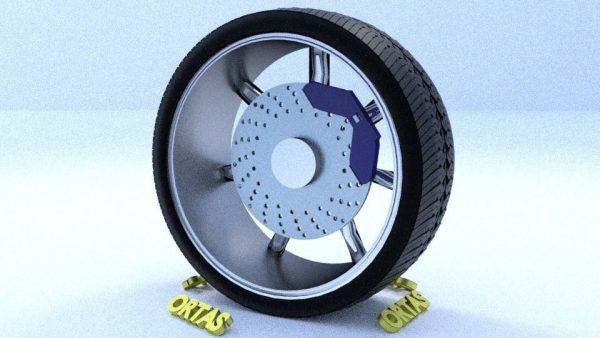 ORTAS CAR RIM 42 GAME READY RIM TIRE AND DISC