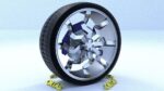 ORTAS CAR RIM 45 GAME READY RIM TIRE AND DISC