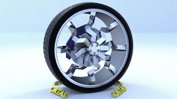 ORTAS CAR RIM 45 GAME READY RIM TIRE AND DISC