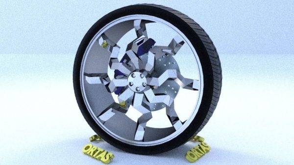 ORTAS CAR RIM 45 GAME READY RIM TIRE AND DISC