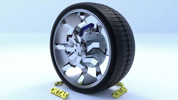 ORTAS CAR RIM 45 GAME READY RIM TIRE AND DISC
