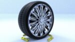 ORTAS CAR RIM 48 GAME READY RIM TIRE AND DISC