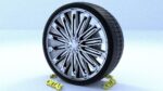 ORTAS CAR RIM 48 GAME READY RIM TIRE AND DISC