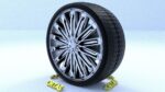 ORTAS CAR RIM 48 GAME READY RIM TIRE AND DISC