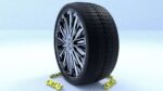 ORTAS CAR RIM 48 GAME READY RIM TIRE AND DISC