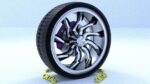 ORTAS CAR RIM 55 GAME READY RIM TIRE AND DISC