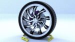 ORTAS CAR RIM 55 GAME READY RIM TIRE AND DISC