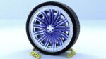 ORTAS CAR RIM 65 GAME READY RIM TIRE AND DISC