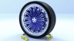ORTAS CAR RIM 65 GAME READY RIM TIRE AND DISC