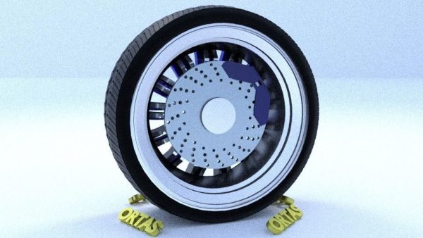 ORTAS CAR RIM 65 GAME READY RIM TIRE AND DISC