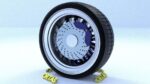 ORTAS CAR RIM 65 GAME READY RIM TIRE AND DISC