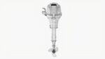 Outboard portable boat motor with tiller