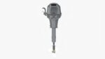 Outboard portable boat motor with tiller